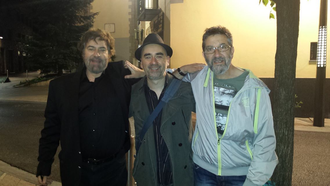 con J. L. Campana y J. M. Frasquier en Andorra Saxfest