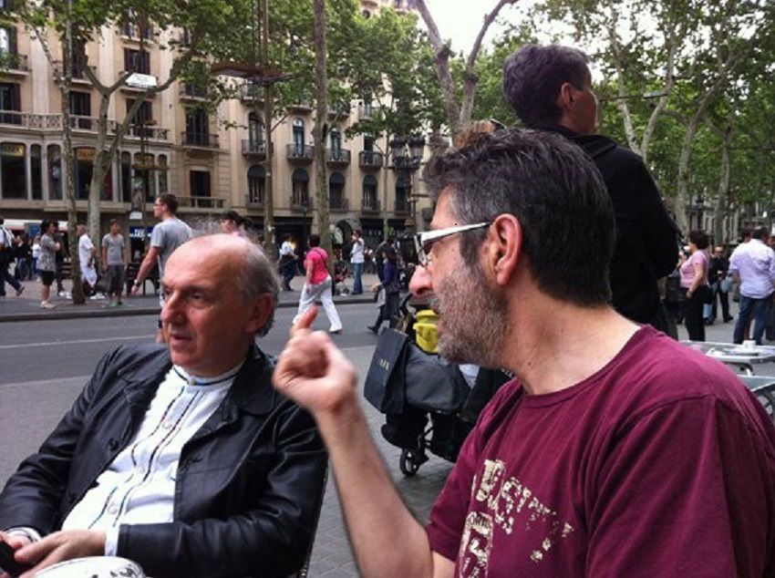 con Luigi Ceccarelli en Barcelona