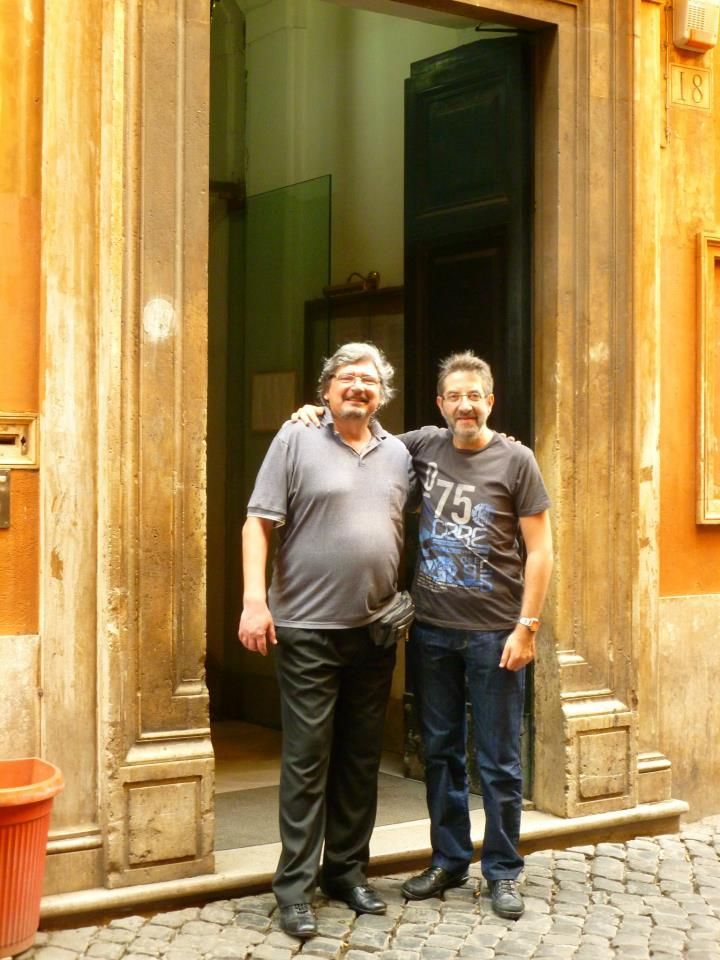con Gabriel Data en Roma