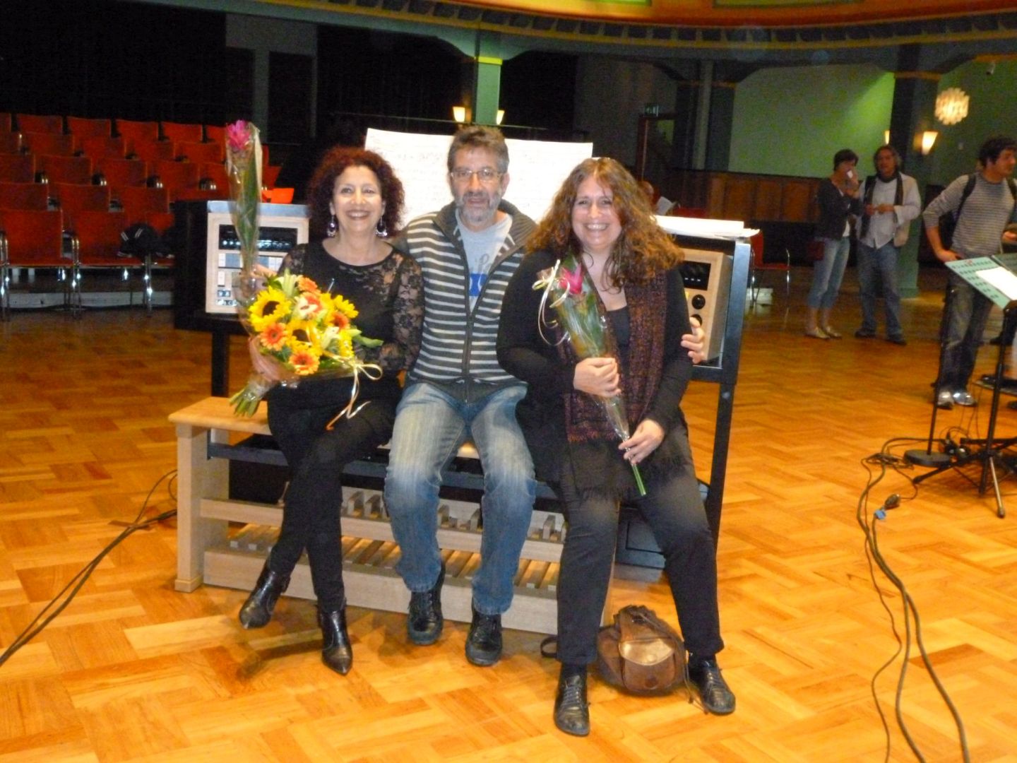 con S.Castillo y M.E.Luc en Amsterdam
