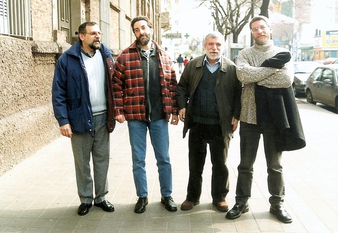 con C.Lluán, C.Saitta y J.Horst en Rosario