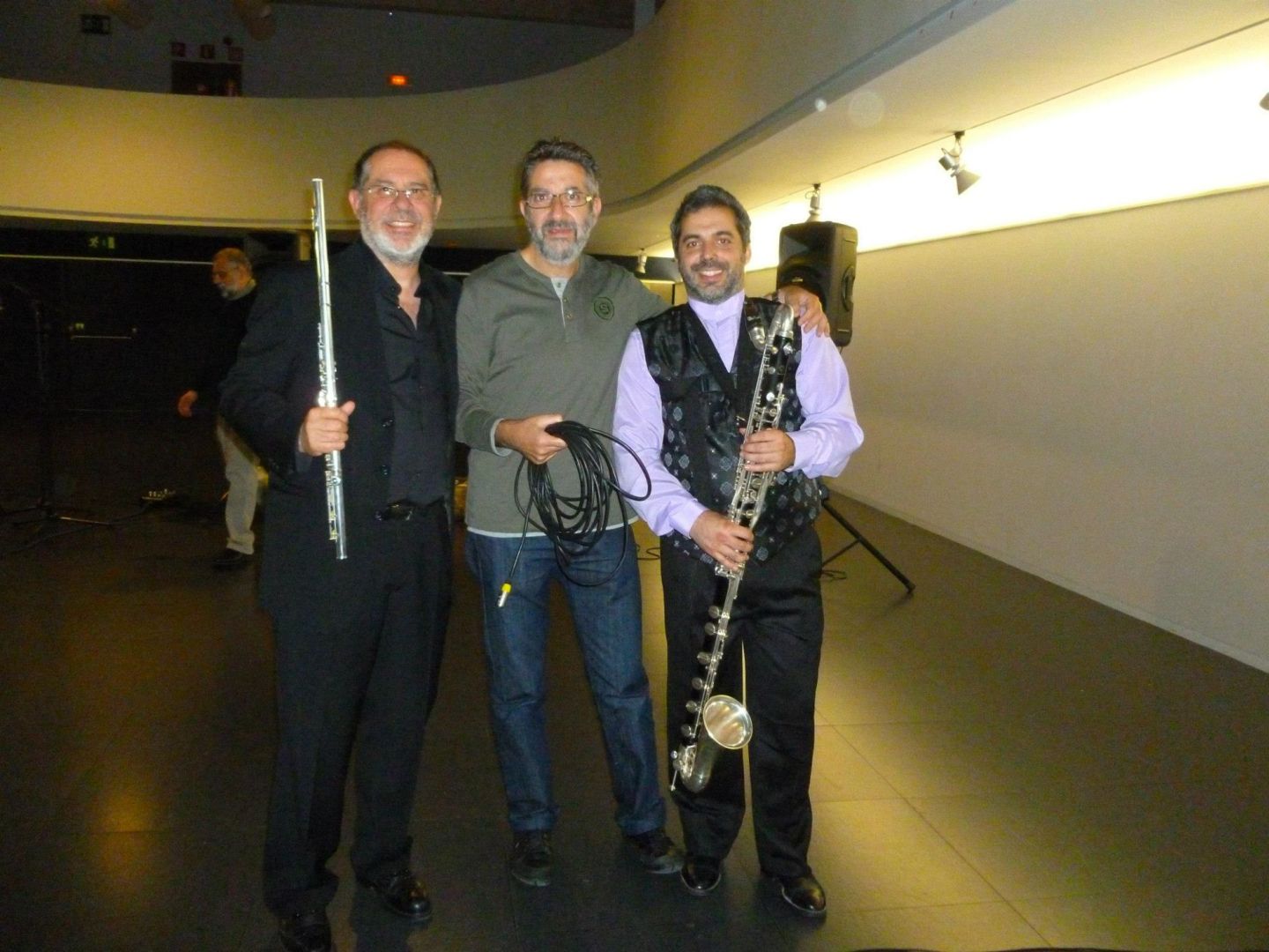 con S.Martin y A.Crespo en Phonos