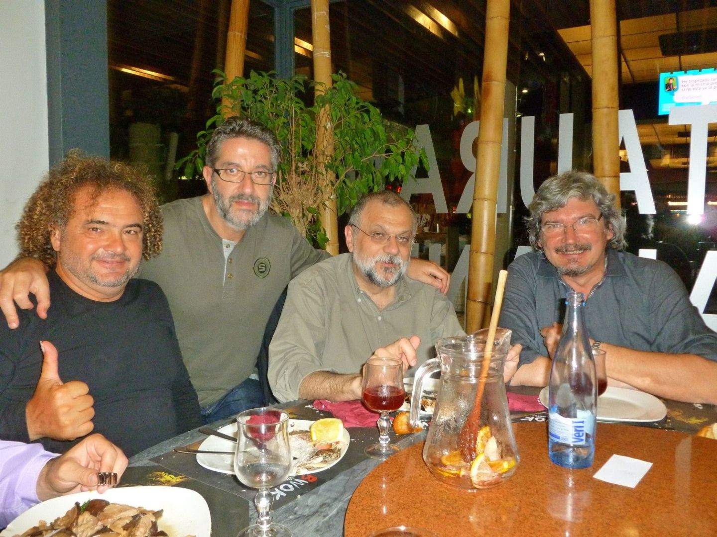 con G.Sellanes, C.Lluán y G.Data en Barcelona