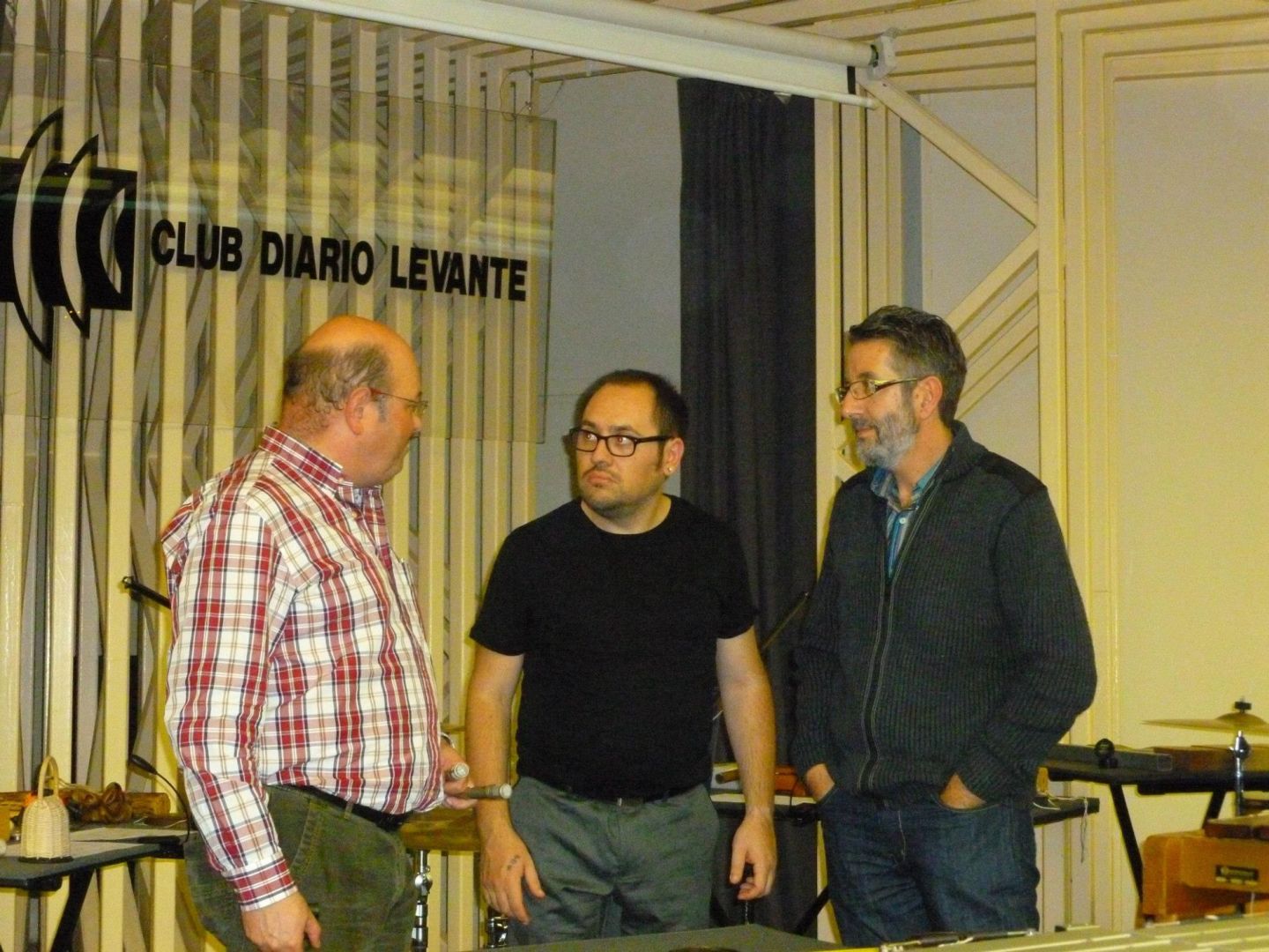 con Gregorio Jiménez y Roberto Oliveira en Valencia