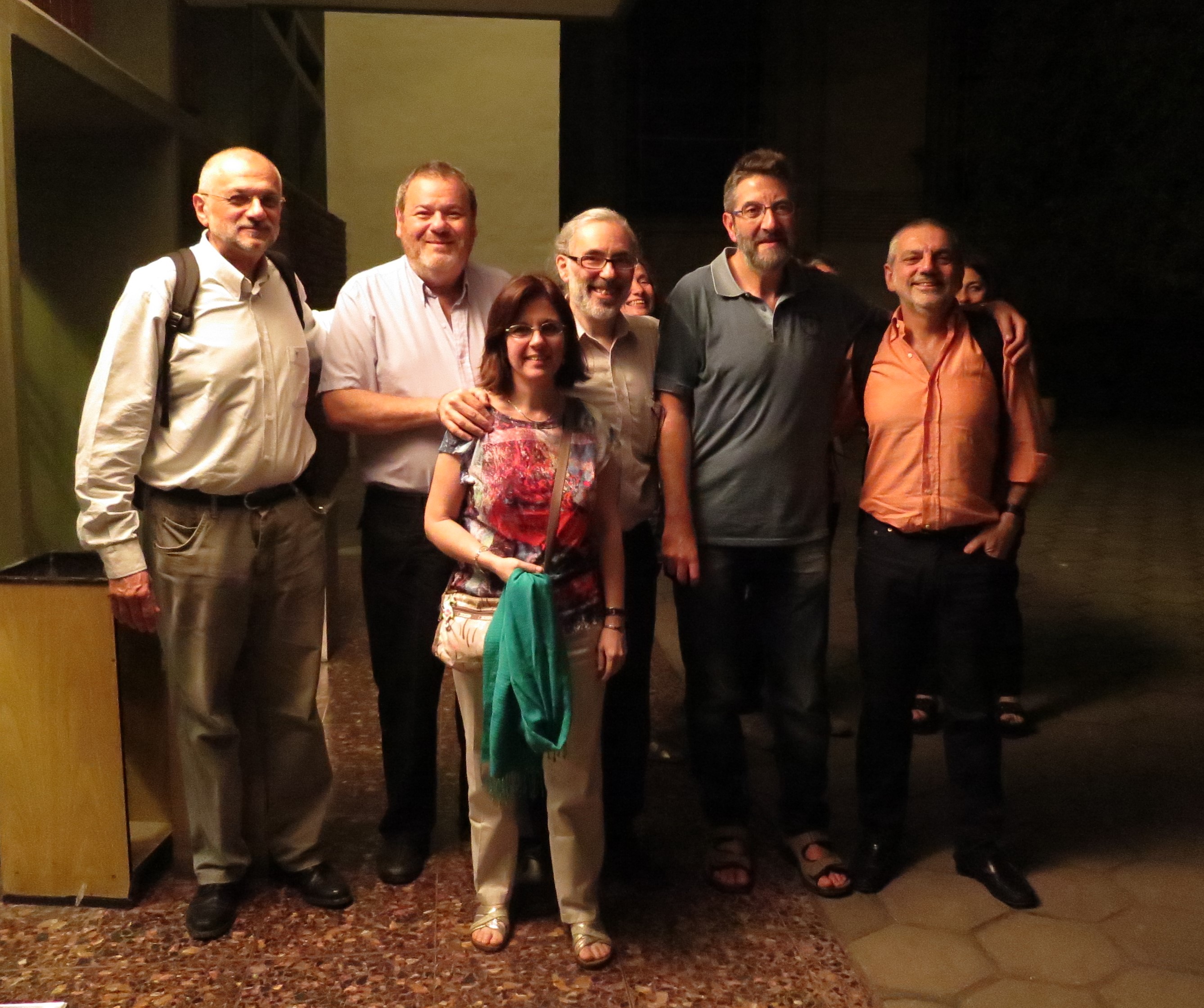 con C. Lluán, D. Schachter, V. Gómez, F. Miyara y D. Mazza