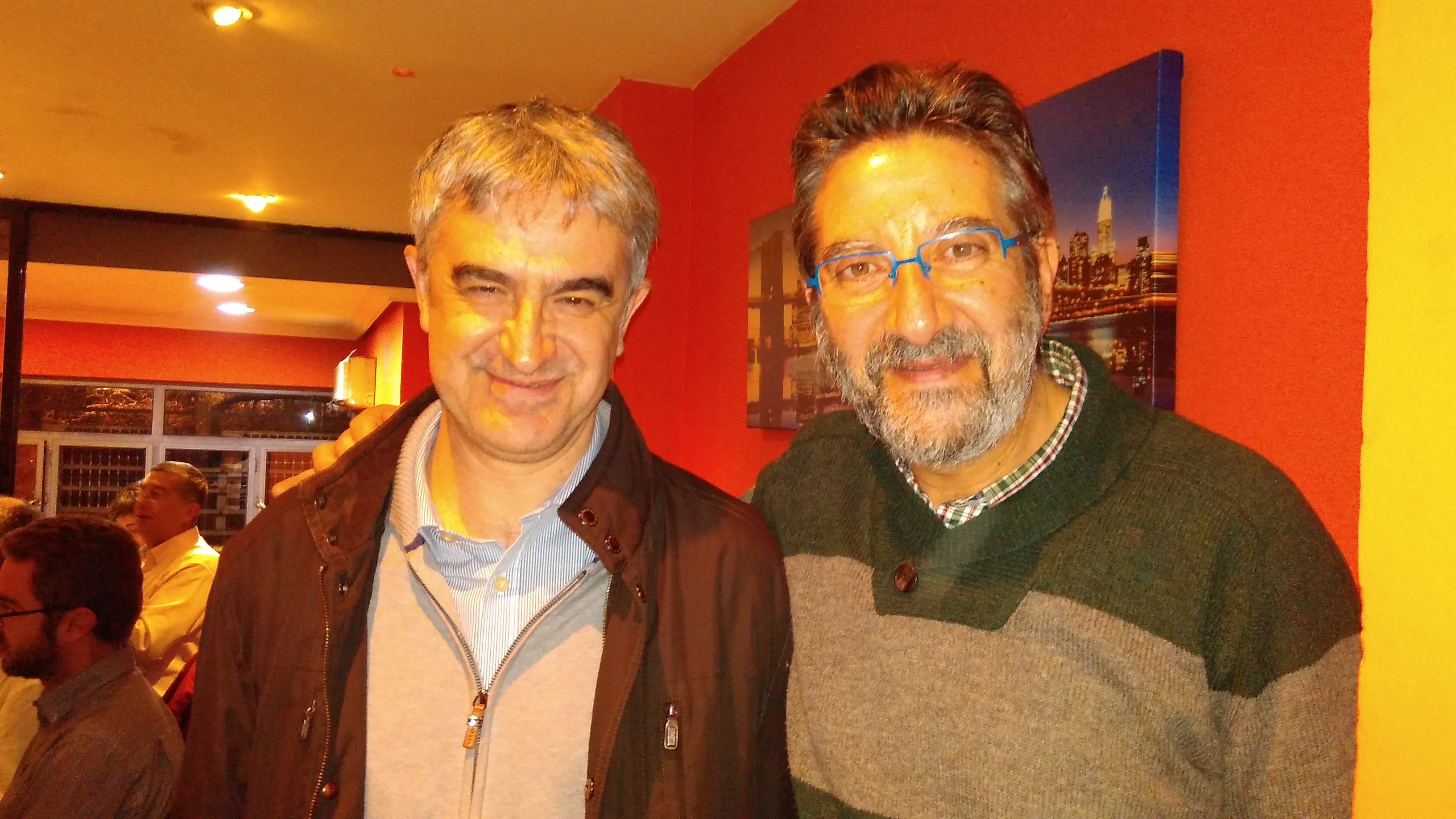 con A. Fernández en Madrid