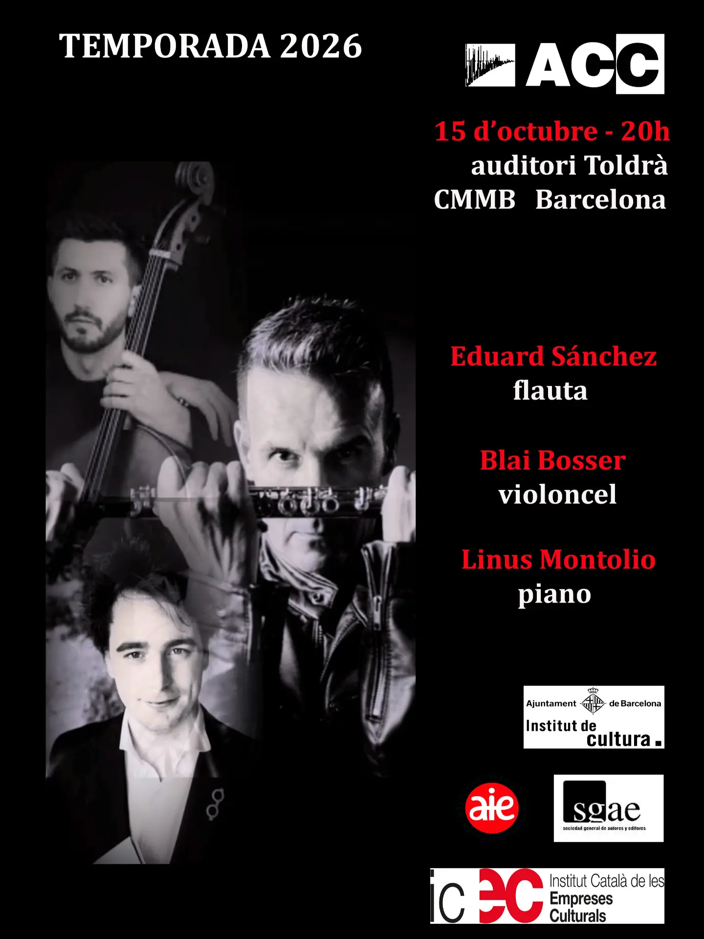 Estreno de "Trío Arcano" en Barcelona